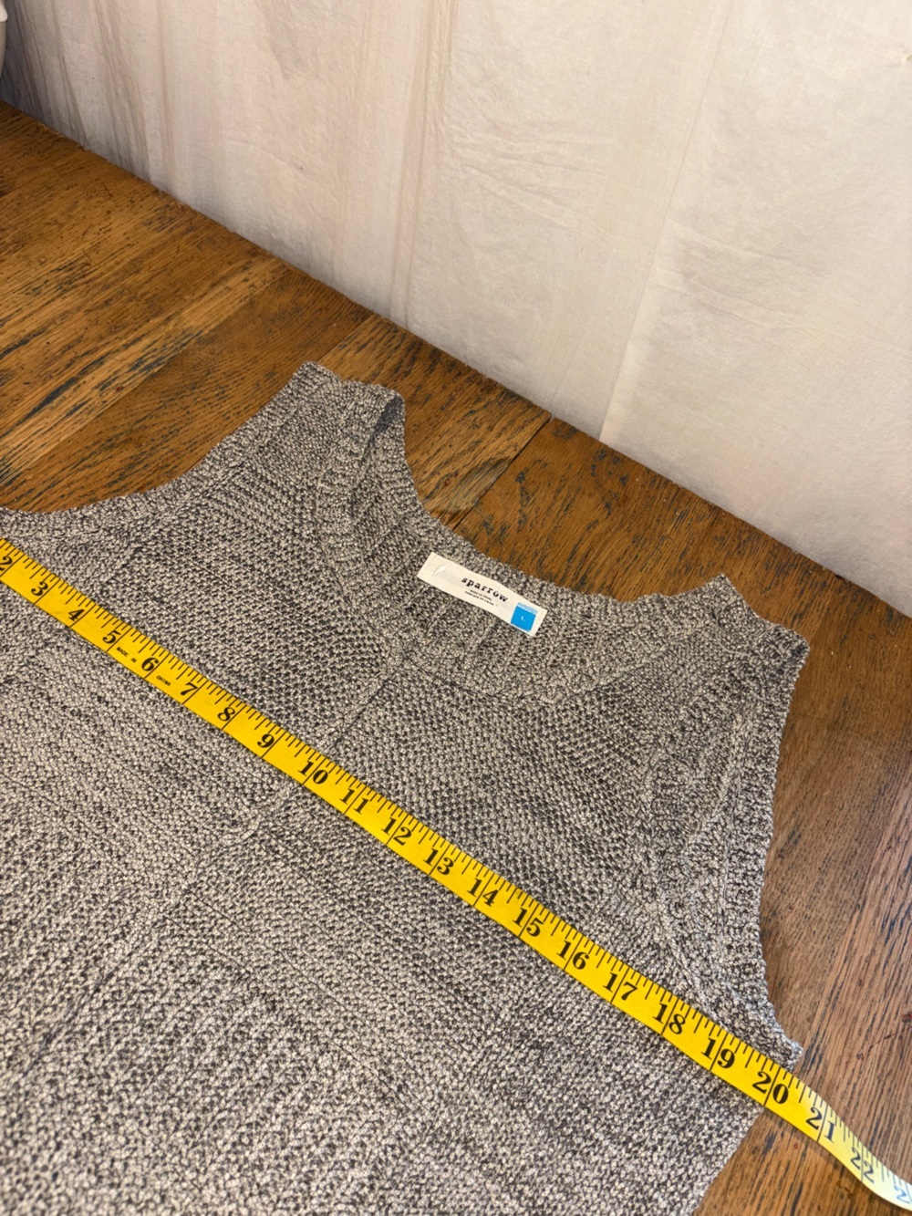 Sparrow by Anthropologie Knit Tunic – Gray – Size L - Picture 8 of 9